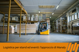 logistica per stand ed eventi manaly