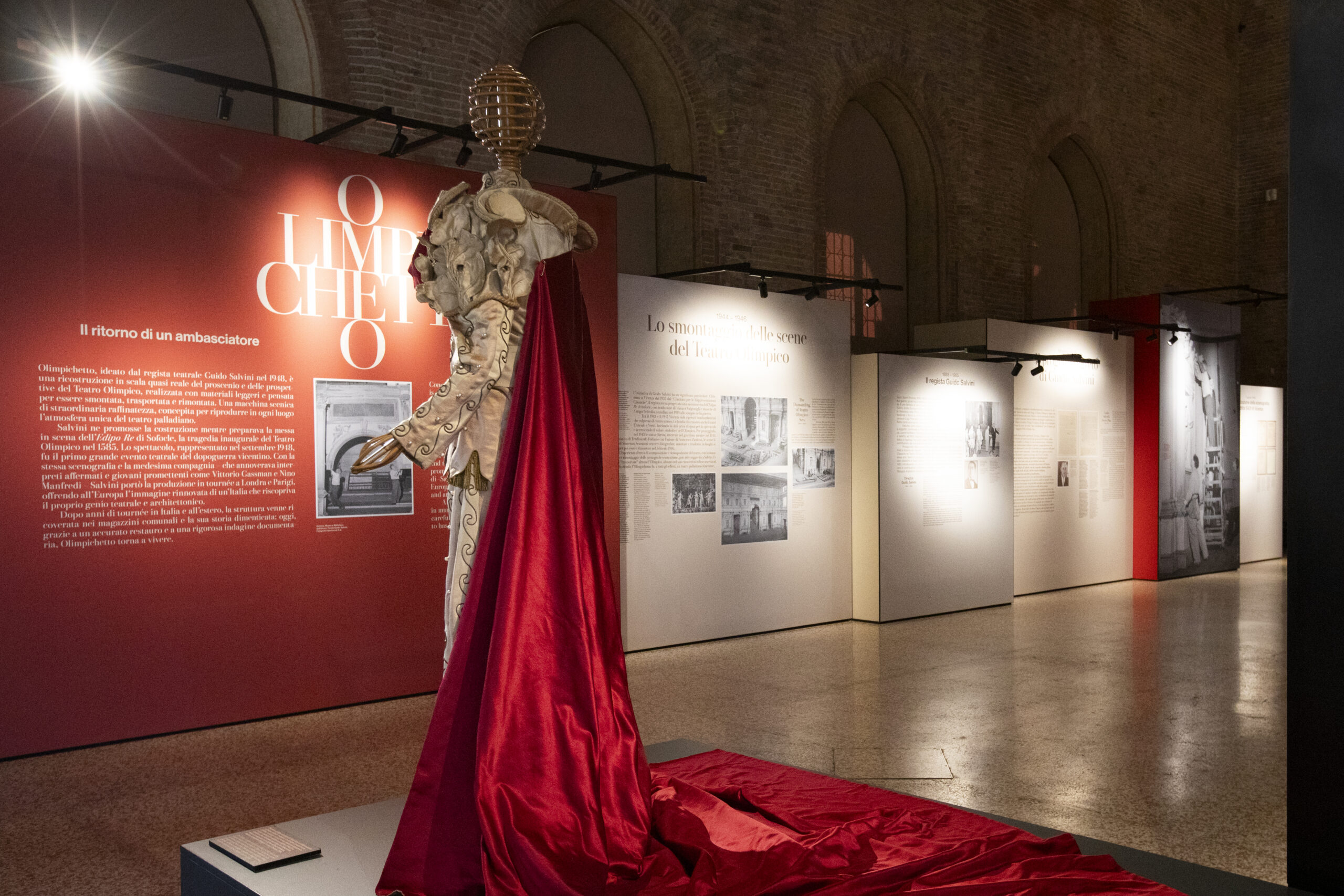 Allestimento museale alla Basilica Palladiana